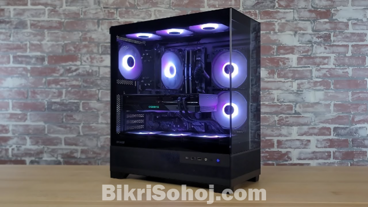 OKINOS AQUA 7 MID TOWER ATX GAMING CASE.9 ARGB FANS.